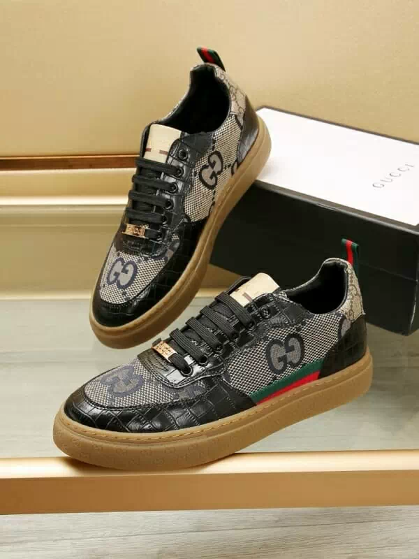 gucci decontractees chaussures pour homme s_1231204